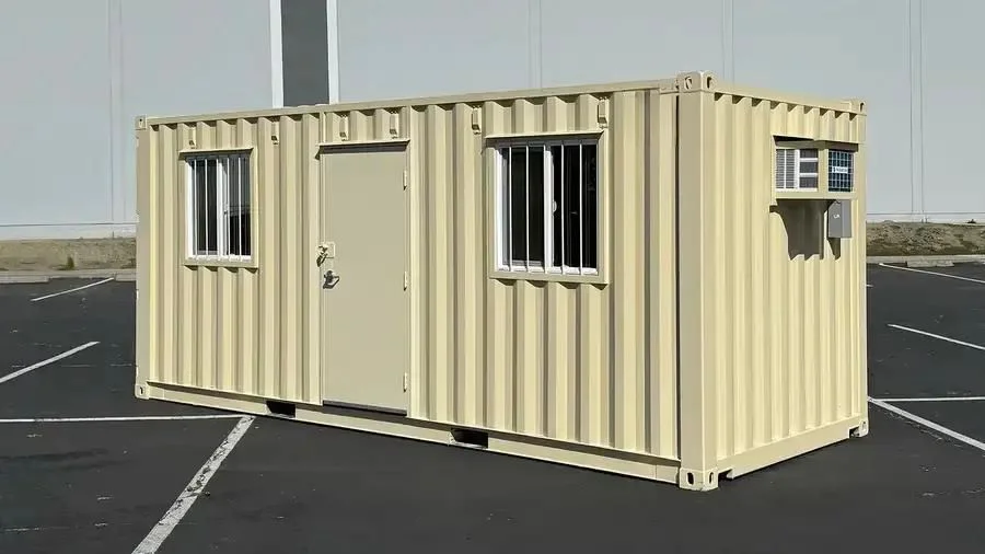 20ft Ground Level Office Container – Portable, Secure & Fully Equipped Onsite Workspace