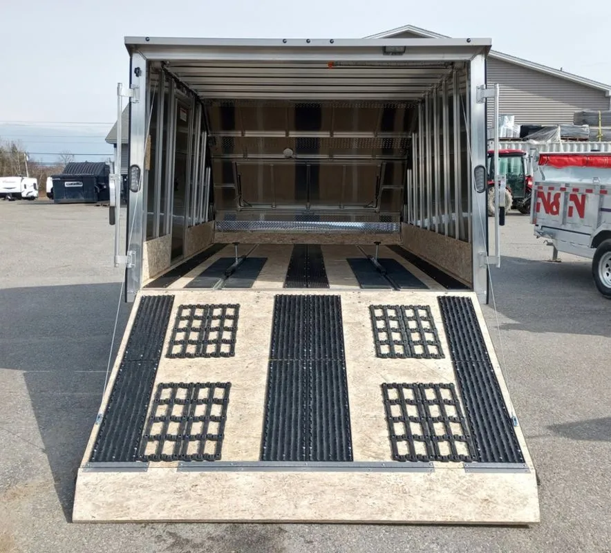 Mission Trailers 101×12 Aluminum 2-Place Crossover w/Mats & Guides, Rear Canopy - Image 18