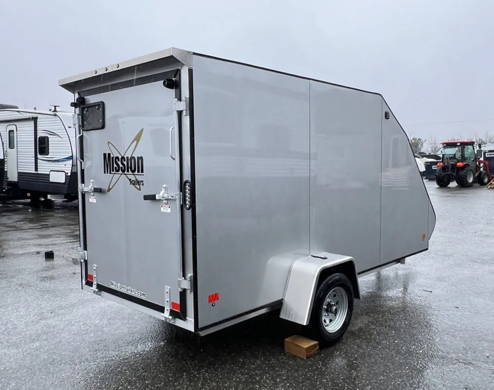 2024 Mission Trailers 60×12 Aluminum Single Place Crossover w/Galvanized Package, Rear Canopy - Image 15