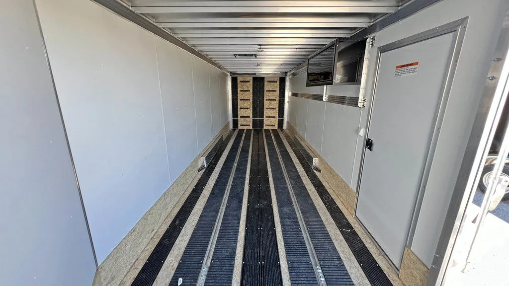 2024 Sno Pro 7.5×22 Aluminum 4-Place Drive In/Out w/Extra Height, Mats & Guides, Canopy - Image 16