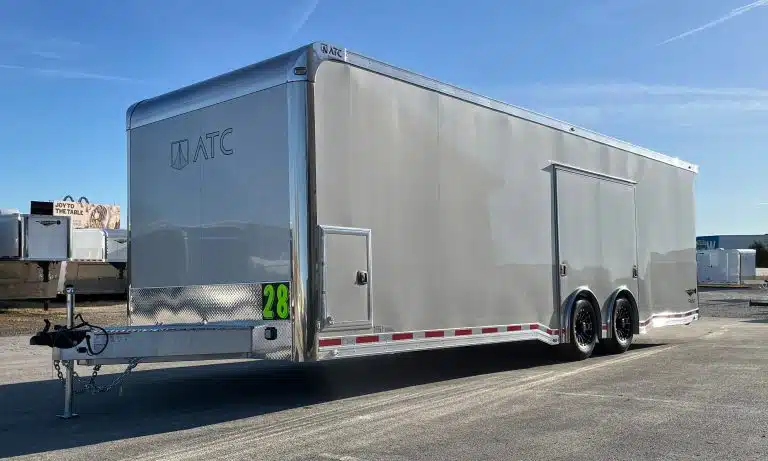 Enclosed ATC Car Trailer 2026 28ft. Aluminum ROM 550 w/LifeTrac & Large Escape Door 5950 - Image 2