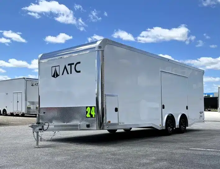 Enclosed ATC Car Trailer 2025 24ft. Aluminum ROM 450 w/Large Escape Door 4874 - Image 5