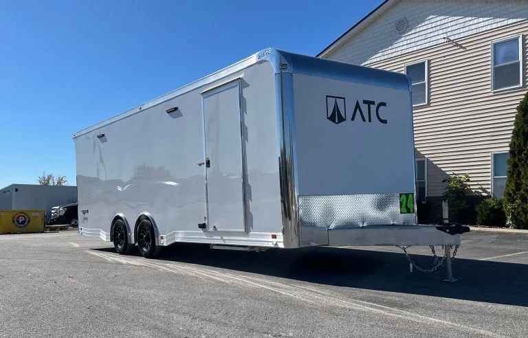 Enclosed ATC Car Trailer 2026 24ft. Aluminum ROM 550 w/Large Escape Door & LifeTrac 4994 - Image 3
