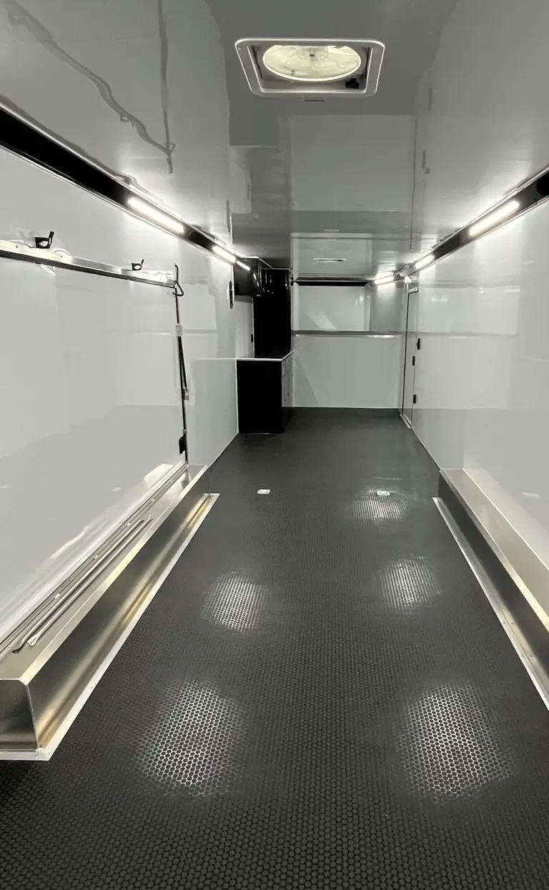 44 ft. Aluminum ATC ROM 500 Gooseneck Car Hauler, Premium Escape Door, LOADED Reduced Save $15k 4551 - Image 5