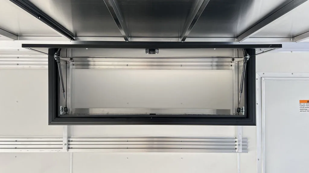 2024 Sno Pro 7.5×22 Aluminum 4-Place Drive In/Out w/Extra Height, Mats & Guides, Canopy - Image 14