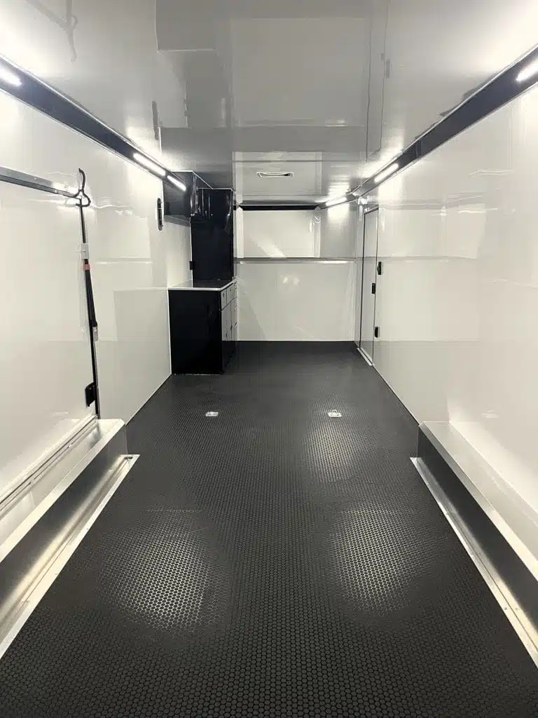 Enclosed ATC Gooseneck Car Trailer 2026 40ft. Aluminum ROM 500 w/Black Trim Package 5789 - Image 2