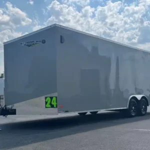 Enclosed Car Hauler 2026 24ft. Hero w/Heavy Duty Ramp Door & Aluminum Wheels 0939