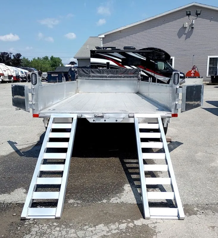 2025 Mission Trailers 7×16 14K Aluminum Hydraulic Dump w/Ramps, HD D-Rings, Barn Doors, Tarp Kit - Image 21