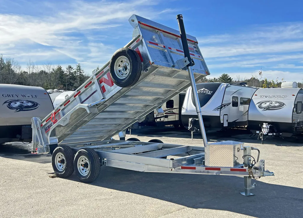 2024 N&N Trailers 7×14 14K Galvanized Hydraulic Dump w/Ramps, 2-Way Spreader Gate, Tarp Kit - Image 16