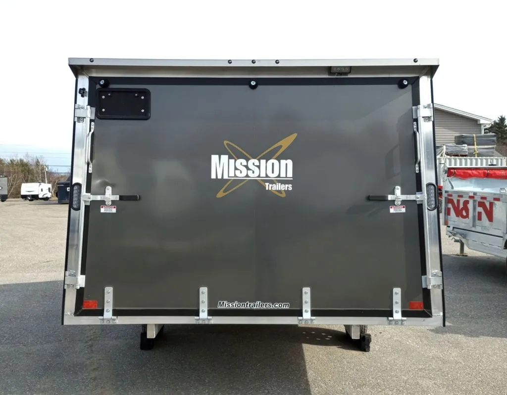 Mission Trailers 101×12 Aluminum 2-Place Crossover w/Mats & Guides, Rear Canopy - Image 16