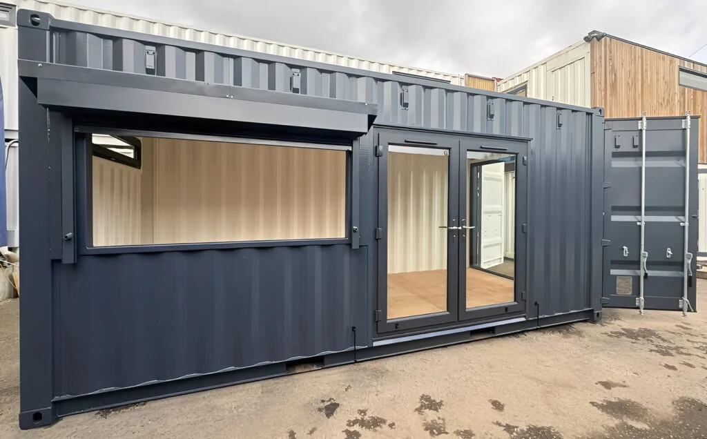 20ft x 8ft Custom Shipping Container Conversion – Portable Building - Image 9