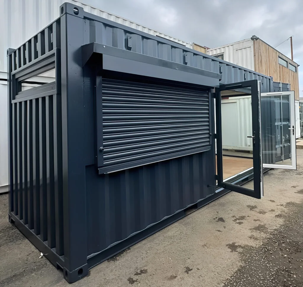 20ft x 8ft Custom Shipping Container Conversion – Portable Building - Image 8