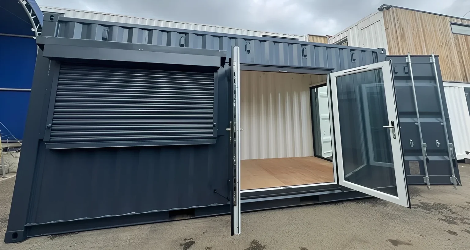 20ft x 8ft Custom Shipping Container Conversion – Portable Building - Image 5