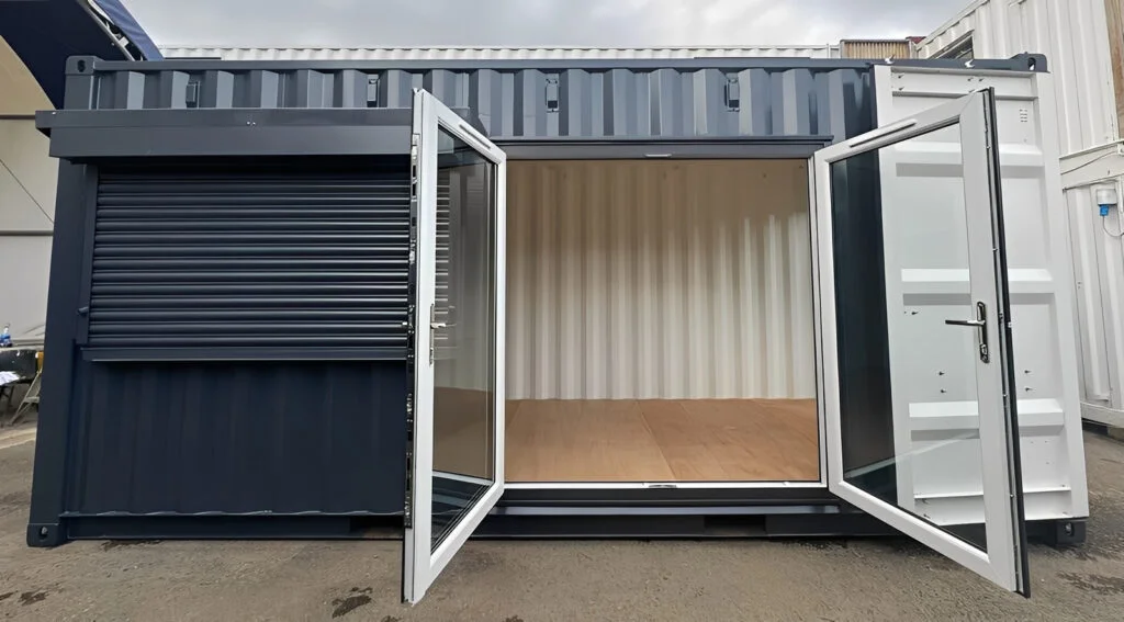 20ft x 8ft Custom Shipping Container Conversion – Portable Building - Image 11