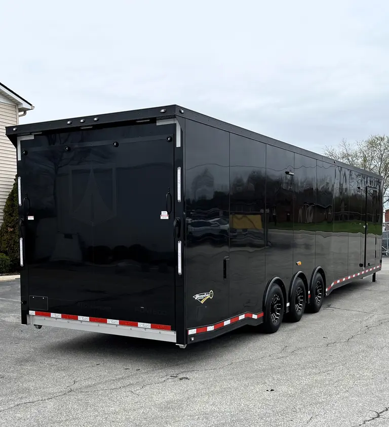 44 ft. Aluminum ATC ROM 500 Gooseneck Car Hauler, Premium Escape Door, LOADED Reduced Save $15k 4551 - Image 3