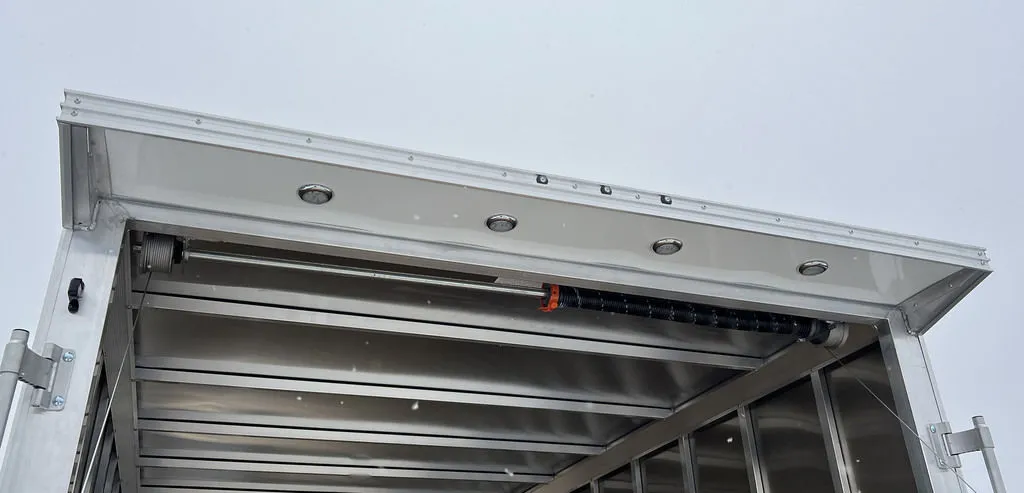 2024 E-Z Hauler 7×24 Aluminum 4-Place Drive In/Out w/Tapered Ramps, Rear Canopy - Image 18