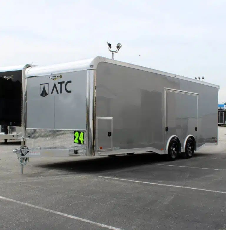 Enclosed ATC Car Trailer 2026 24ft. Aluminum ROM 400 w/Large Escape Door & Aluminum Wheels 5752 - Image 2