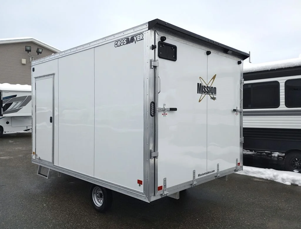 2024 Mission Trailers 101×12 Aluminum 2 Place Crossover 3.0 w/Side X Side Pkg, Rear Canopy - Image 3