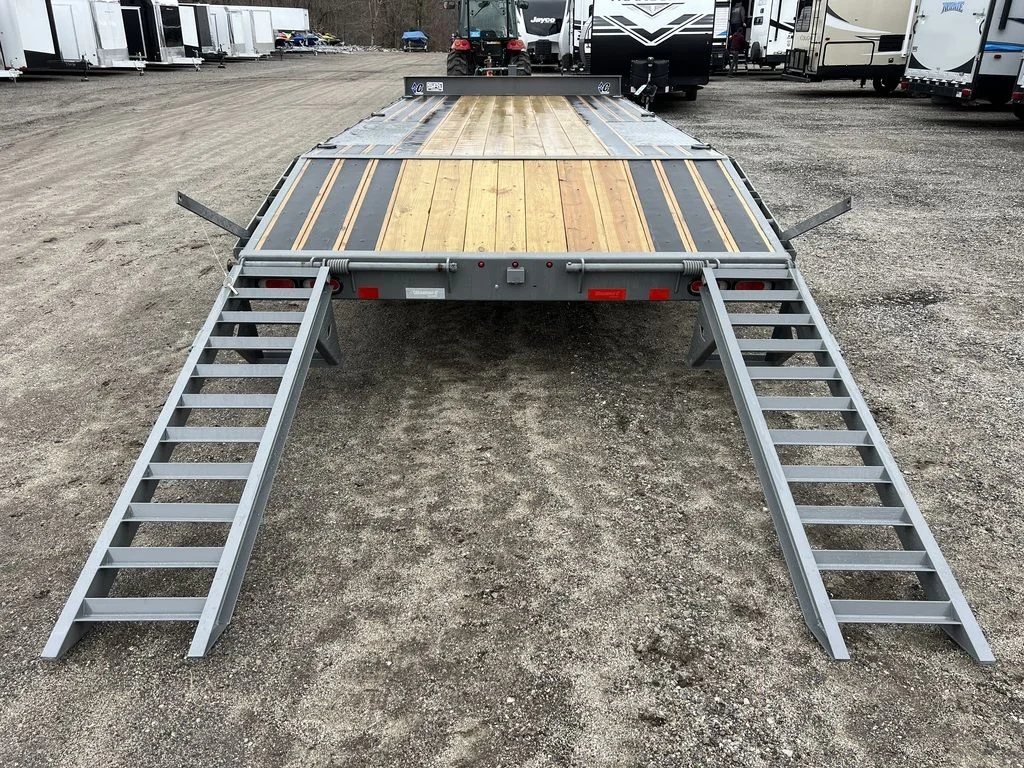 2024 Diamond C 8.5×20 20K Deckover Equipment Trailer w/ 72” Flip-Knee Ramps - Image 13