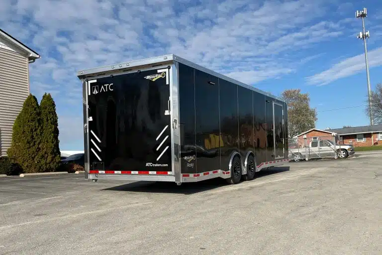 Enclosed ATC Car Trailer 2026 28ft. Aluminum ROM 550 w/LifeTrac & Large Escape Door 5951 - Image 4