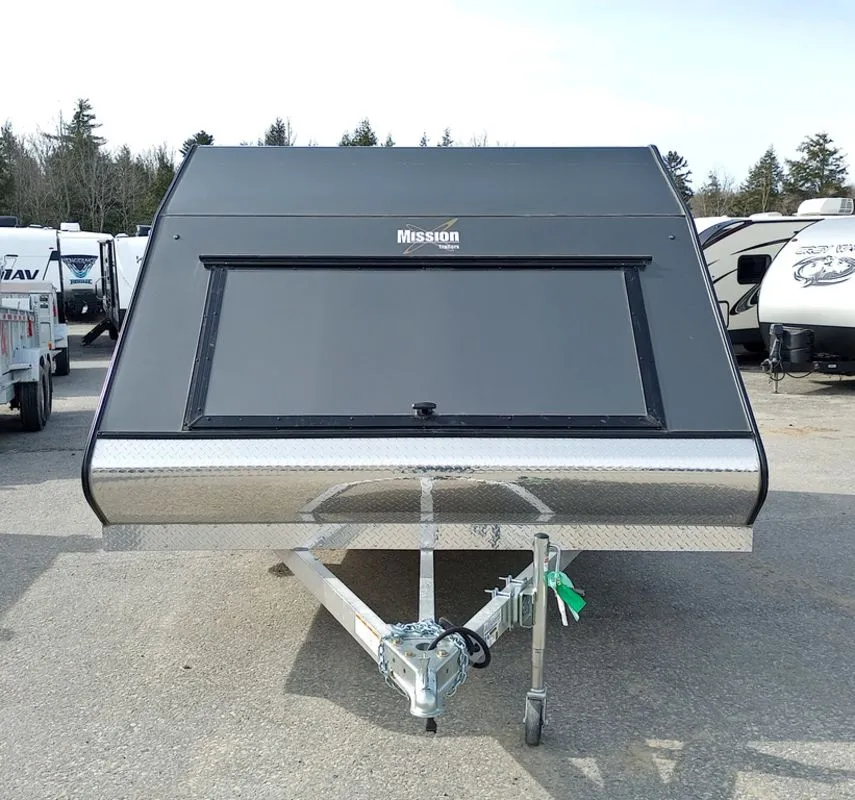 Mission Trailers 101×12 Aluminum 2-Place Crossover w/Mats & Guides, Rear Canopy - Image 17