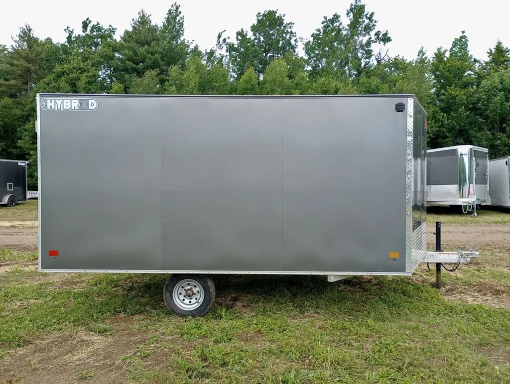 2022 Sno Pro Trailers 101×12 Aluminum Hybrid 2.0 w/Tapered Ramp, Mats & Guides - Image 16