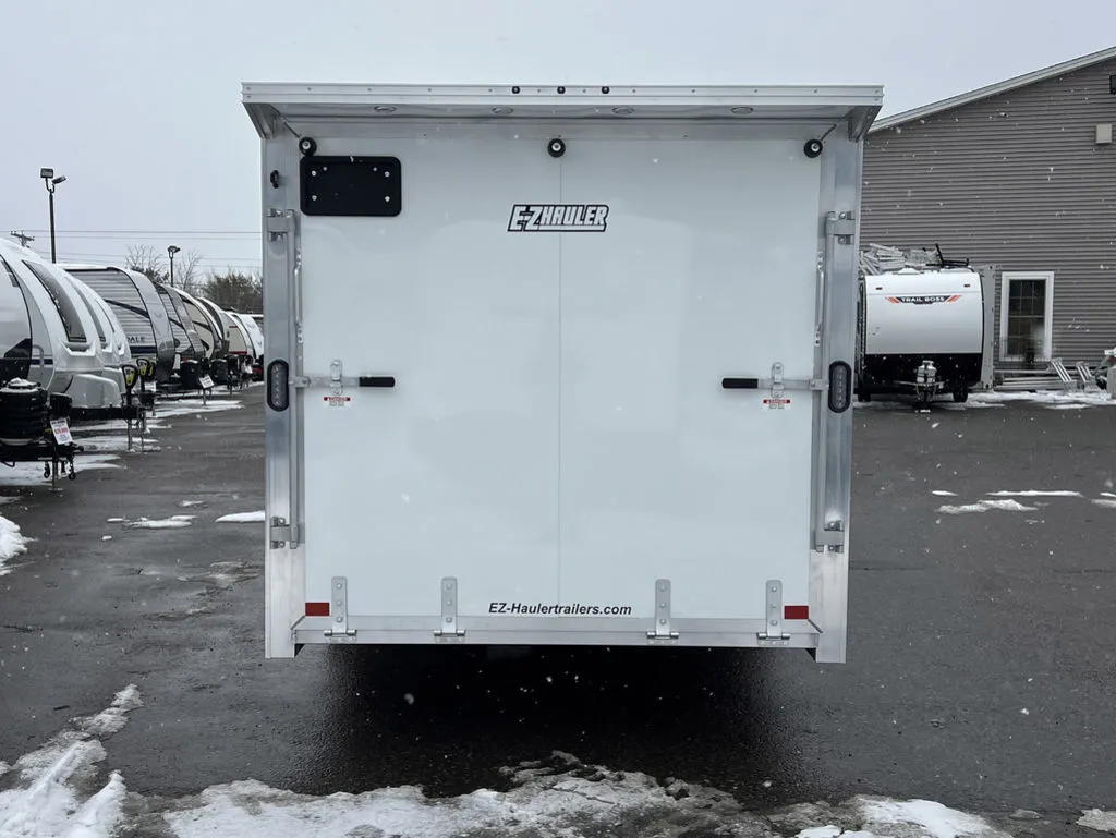 2024 E-Z Hauler 7×24 Aluminum 4-Place Drive In/Out w/Tapered Ramps, Rear Canopy - Image 21