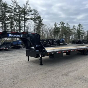 2024 Diamond C 8.5×35 25K Gooseneck Equipment Trailer w/Spare Mount