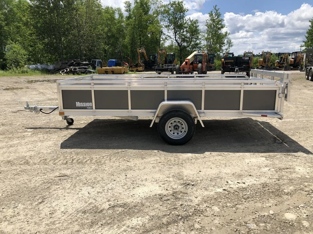 2022 Mission Trailers 6×12 Aluminum Open Utility w/Integrated Rear Ramp - Image 2