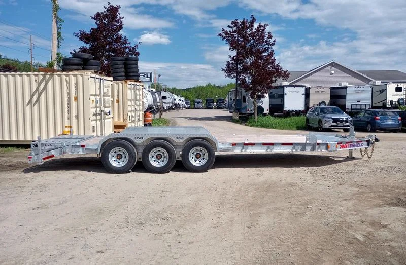 2024 N&N Trailers 7×20+3 Galvanized 22.5K Lowpro Equipment Trailer w/HD Full Width Ramps - Image 2
