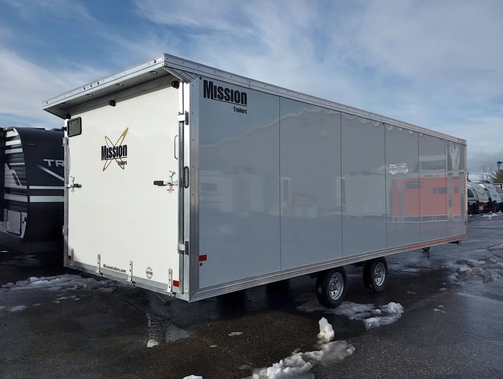2024 Mission Trailers 101×24 Aluminum 4/5-Place Drive In/Out Deckover w/Galvanized Pkg, Canopy - Image 20