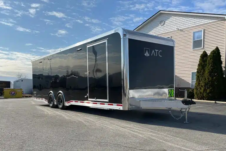 Enclosed ATC Car Trailer 2026 28ft. Aluminum ROM 550 w/LifeTrac & Large Escape Door 5951 - Image 3