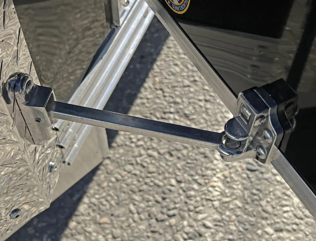 2024 Sno Pro 7.5×22 Aluminum 4-Place Drive In/Out w/Extra Height, Mats & Guides, Canopy - Image 8