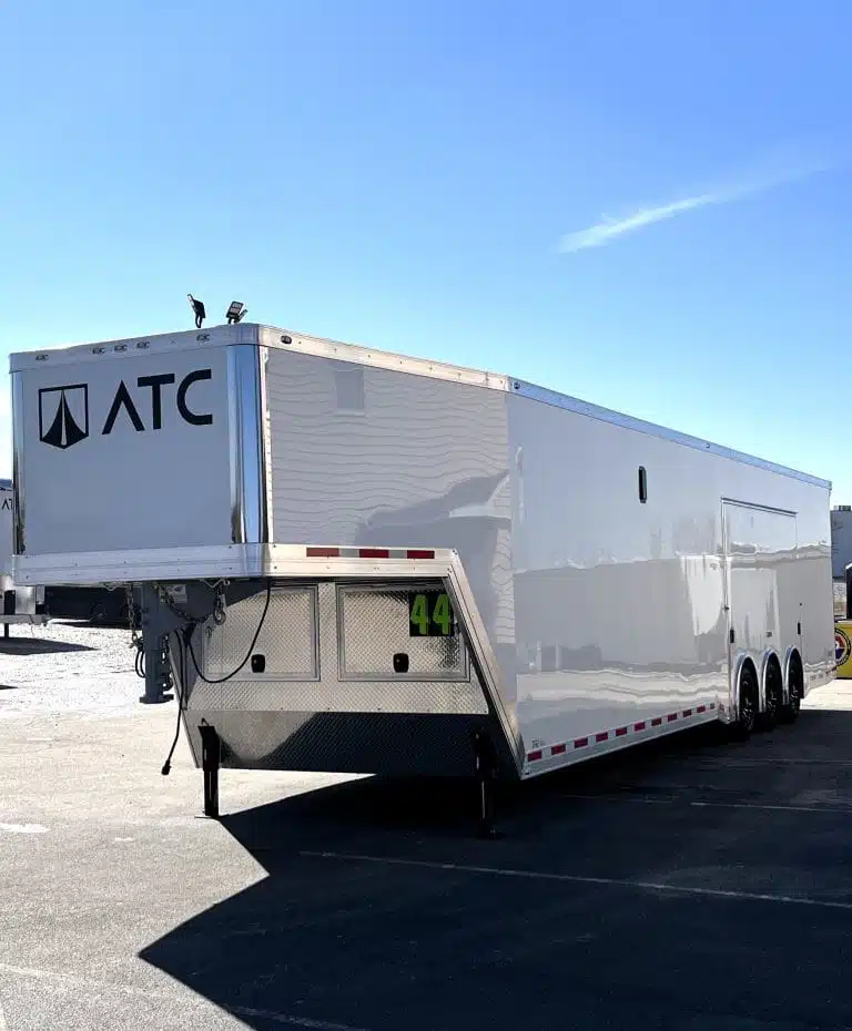 Enclosed ATC Gooseneck Car Trailer 2026 44ft. Aluminum ROM 500 w/Aluminum Wheels 5790 - Image 3