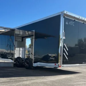 Enclosed ATC Car Trailer 2026 24ft. Aluminum ROM 550 w/Large Escape Door & LifeTrac 6203
