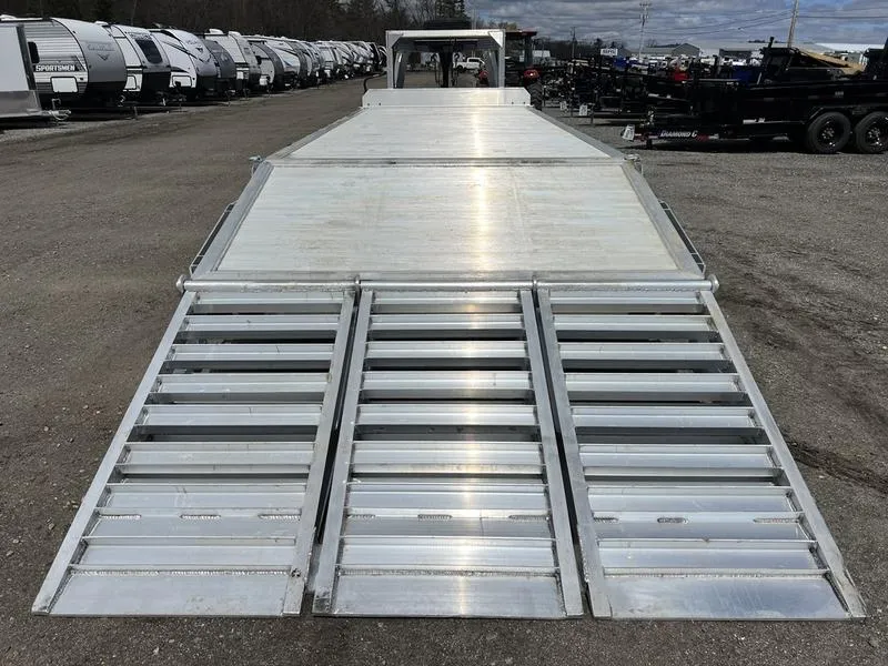 2024 Alum Line Trailers 8.5×24 13K Aluminum Gooseneck w/Flip-Over Ramps - Image 11