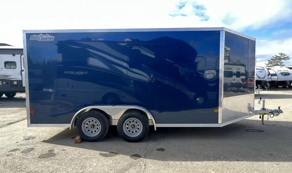 2023 High Country 7.5×14 Aluminum 2/3-Place Drive In/Out w/Tapered Ramp Doors - Image 2
