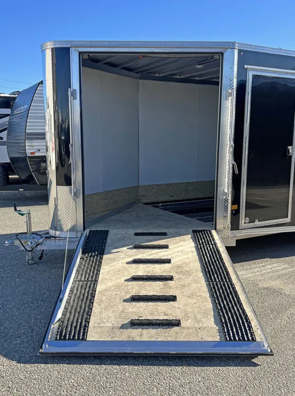2024 Sno Pro 7.5×22 Aluminum 4-Place Drive In/Out w/Extra Height, Mats & Guides, Canopy - Image 17