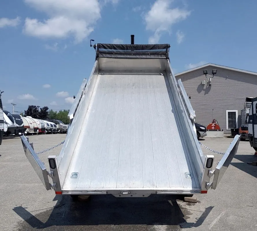 2025 Mission Trailers 7×16 14K Aluminum Hydraulic Dump w/Ramps, HD D-Rings, Barn Doors, Tarp Kit - Image 17