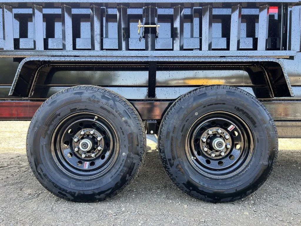 2024 Griffin Trailers 7×16 14K Telescopic Dump Trailer w/Ramps & Spare Tire Mount - Image 5