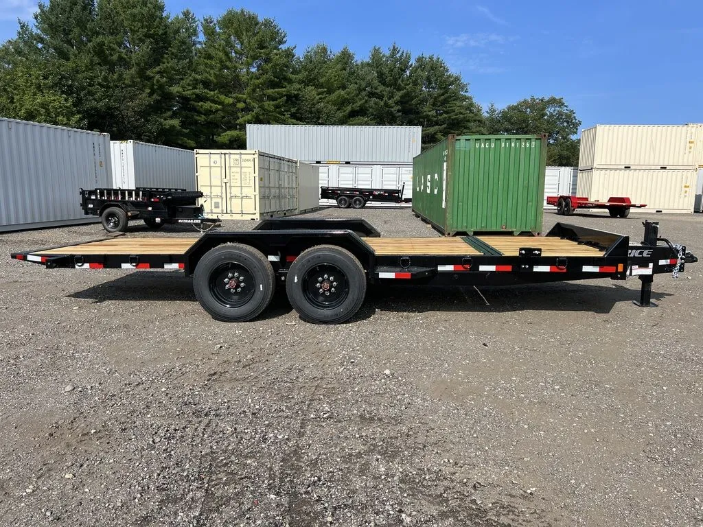 2024 Rice Trailers 7×20 16K Tilt Deck Equipment w/Spare Mount - Image 6
