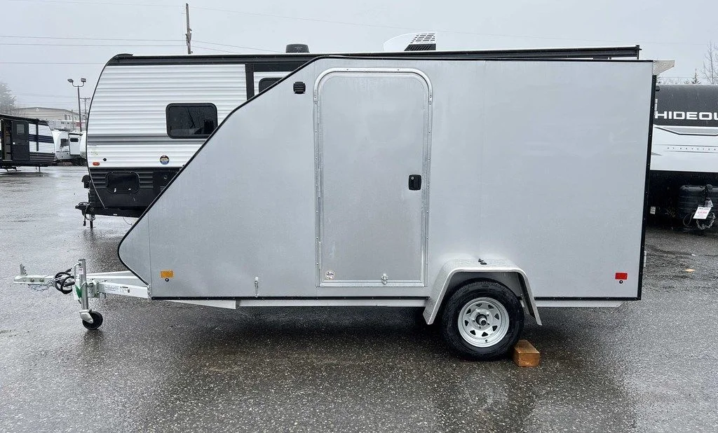 2024 Mission Trailers 60×12 Aluminum Single Place Crossover w/Galvanized Package, Rear Canopy - Image 2