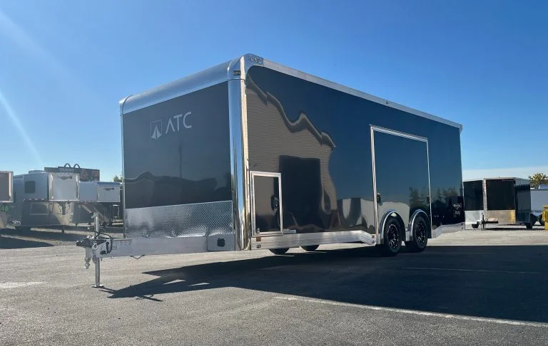 Enclosed ATC Car Trailer 2026 24ft. Aluminum ROM 550 w/Large Escape Door & LifeTrac 6203 - Image 2