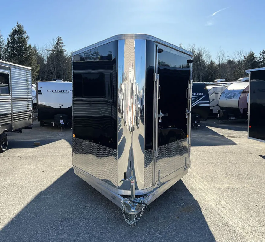 2024 Sno Pro 7.5×22 Aluminum 4-Place Drive In/Out w/Extra Height, Mats & Guides, Canopy - Image 24