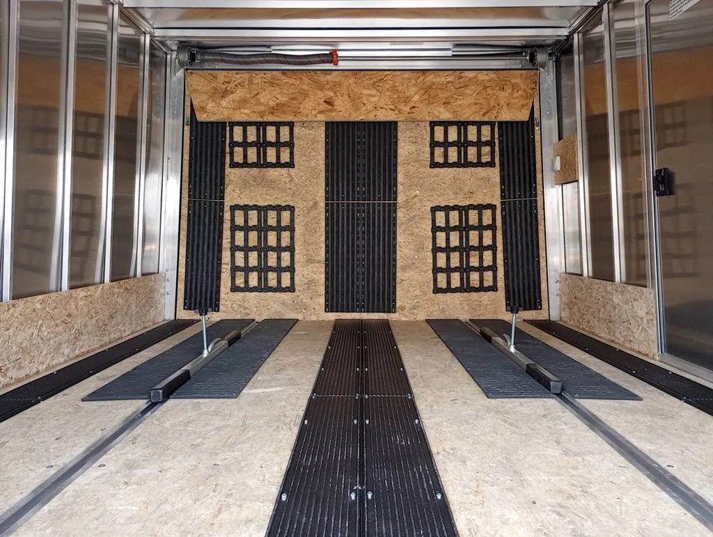 Mission Trailers 101×12 Aluminum 2-Place Crossover w/Mats & Guides, Rear Canopy - Image 11