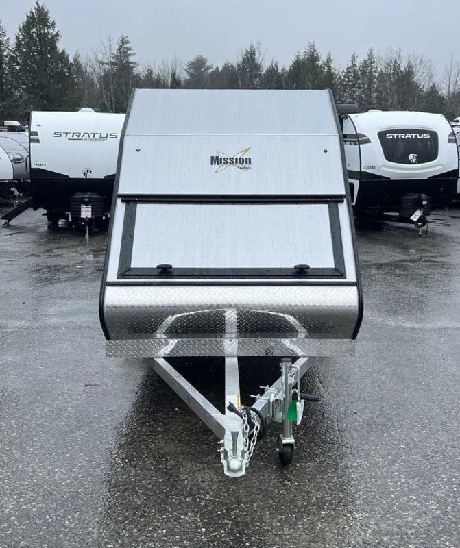2024 Mission Trailers 60×12 Aluminum Single Place Crossover w/Galvanized Package, Rear Canopy - Image 17