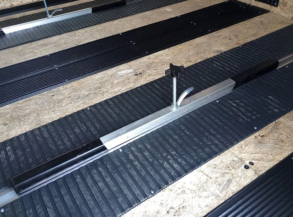 Mission Trailers 101×12 Aluminum 2-Place Crossover w/Mats & Guides, Rear Canopy - Image 10