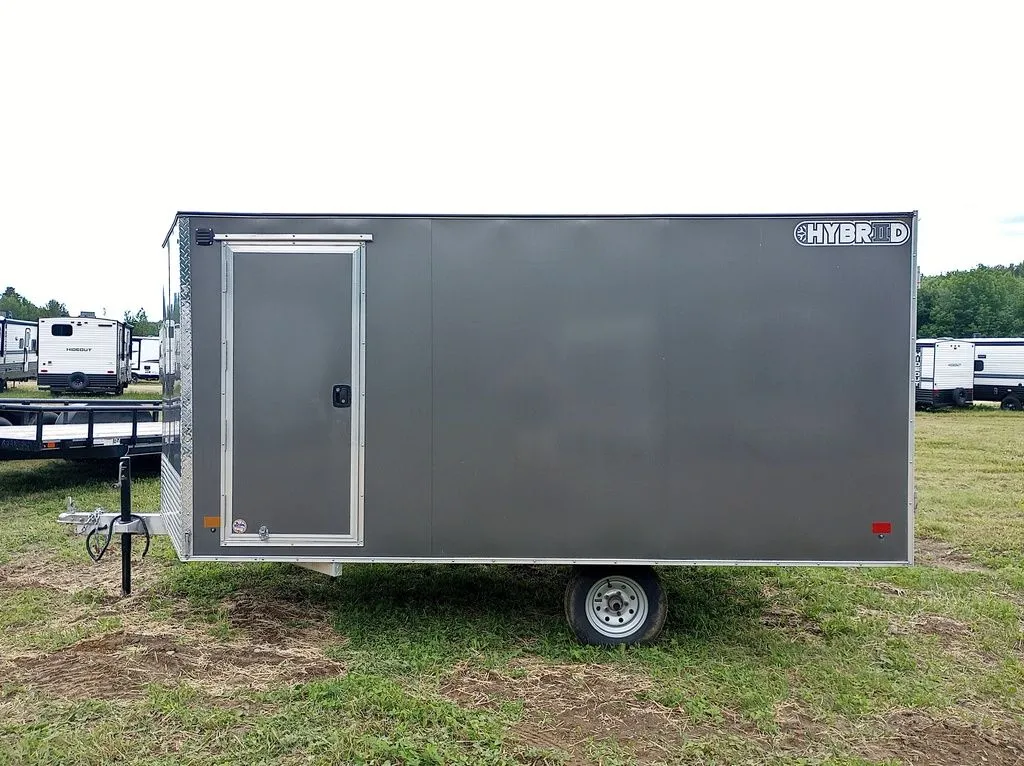 2022 Sno Pro Trailers 101×12 Aluminum Hybrid 2.0 w/Tapered Ramp, Mats & Guides - Image 19