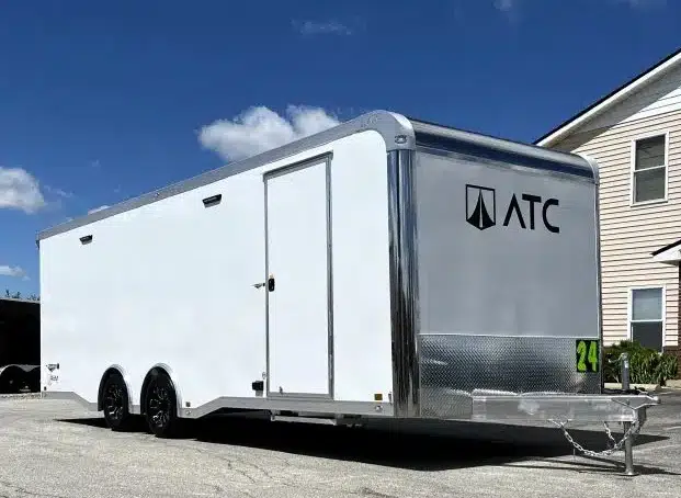 Enclosed ATC Car Trailer 2025 24ft. Aluminum ROM 450 w/Large Escape Door 4874 - Image 4