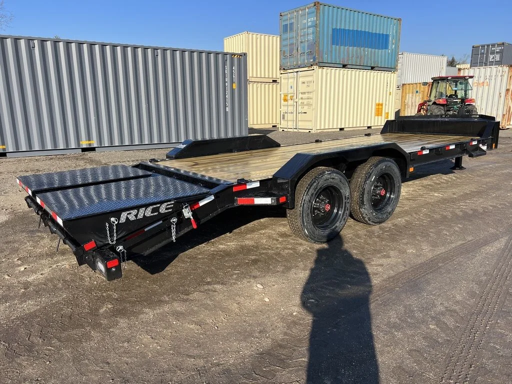 2024 Rice Trailers 7X18 Promax Industrial 21K Equipment w/Hydraulic Jack & Full Width Ramps - Image 12